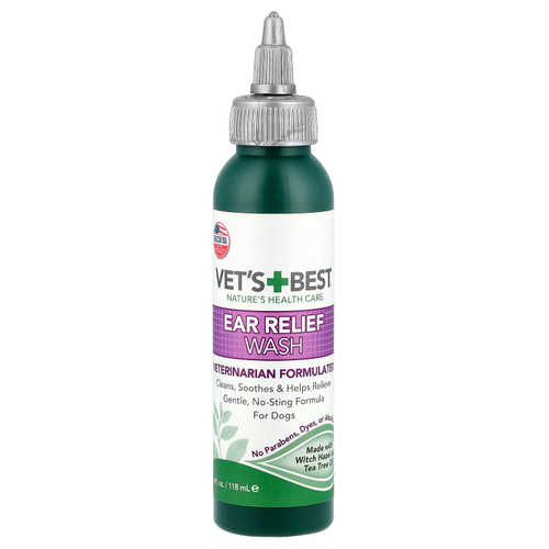 Vet's Best, гель для мытья ушей, для собак, 118 мл (4 жидк. унции)