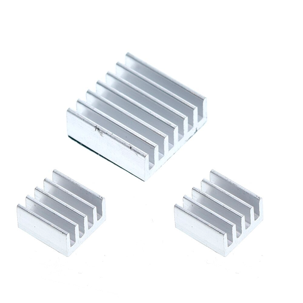 Радиаторы для охлаждения чипов на плате (3 штуки)