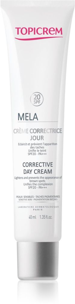 Topicrem крем для коррекции SPF 20 MELA Corrective Day Cream