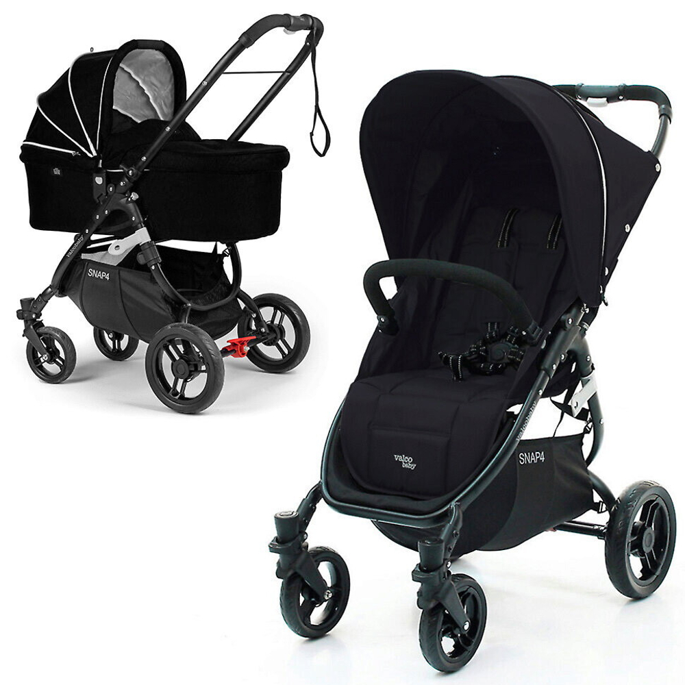 Детская коляска Valco baby Snap 4 2 в 1 Coal Black