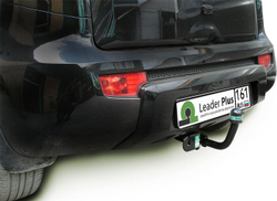 Фаркоп(прицепное) Лидер-Плюс для KIA SOUL (AM) 2008 - 2013.10 (бензин)(паспорт и сертификат в комплекте)(без электрики)K114-A