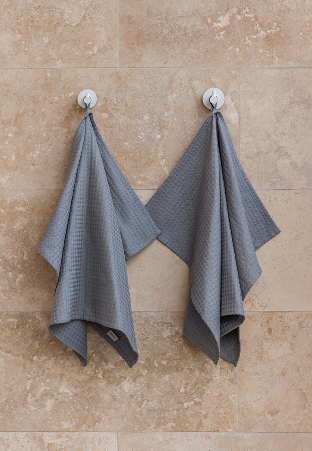 Набор полотенец кухонных 2шт 50x70см Luxberry Happy to Cook серый