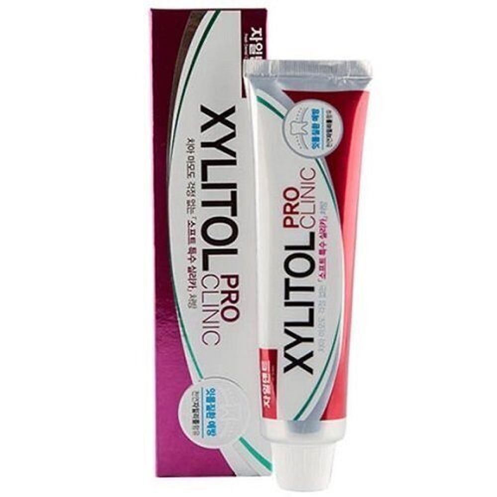 Mukunghwa Xylitol Pro Clinic Herb Fragrant-Green Color зубная паста с лекарственными травами (фиолетовая)
