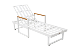 Комплект для отдыха из алюминия MAYA белый  Joygarden