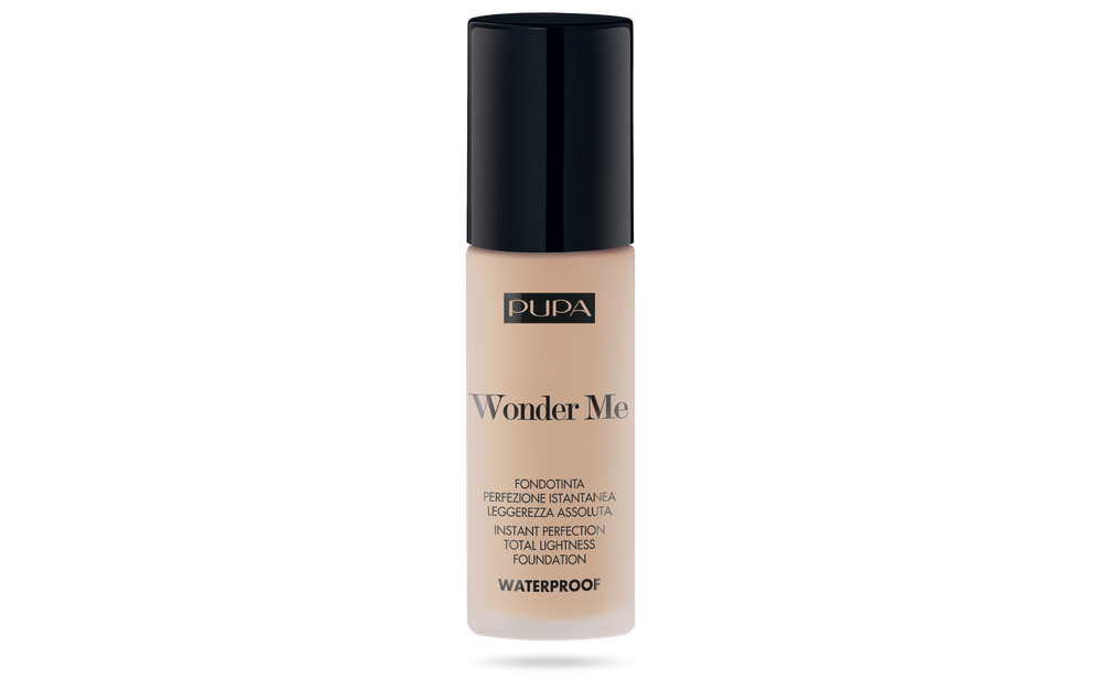 Pupa Тональная основа Wonder Me, водостойкая, тон №020, Светлый беж, 30 мл