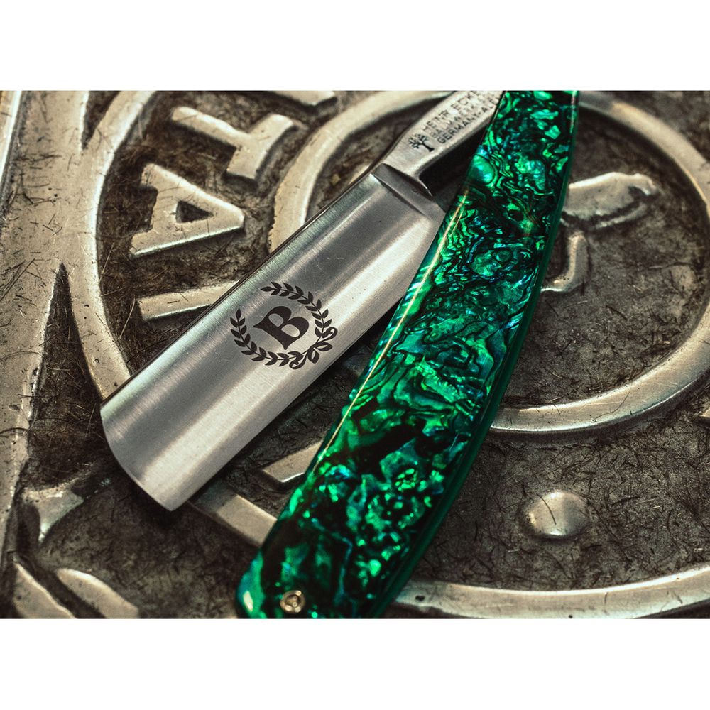 Бритва опасная Boker 140209 Abalone, 6/8, рукоять перламутр