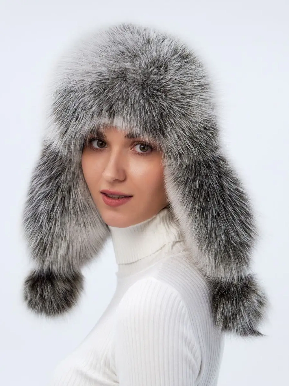 Шапка ушанка зимняя меховая