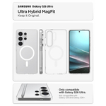 Чехол Spigen Ultra Hybrid Mag Magsafe Galaxy S26 Ultra Clear White