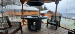 Дровяной гриль-стол Elbrus Grill Гималаи 1000 (диаметр стола 1620 мм)