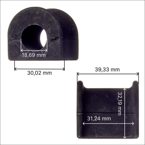 Втулка стабилизатора заднего Avantech ABH0117