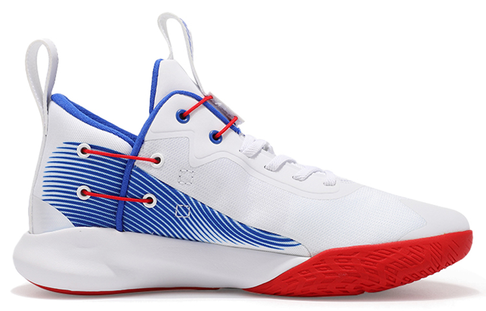 Nike Precision 4Flyease White Red/Blue Domestic Edition