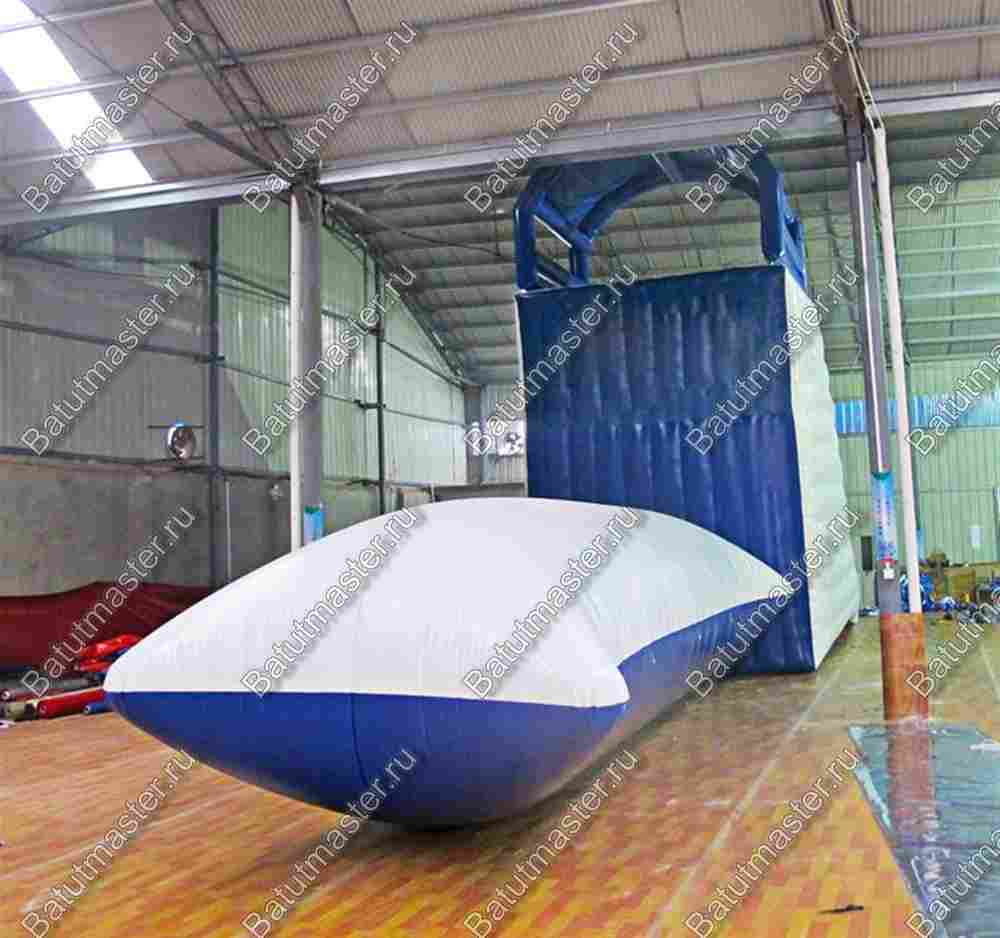 Катапульта Блоб с вышкой «Полет эмоций» 8×2×5 м, блоб 7×2 м