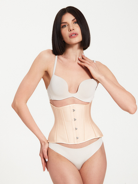 Хлопковый корсет для безупречной осанки в цвете нюд