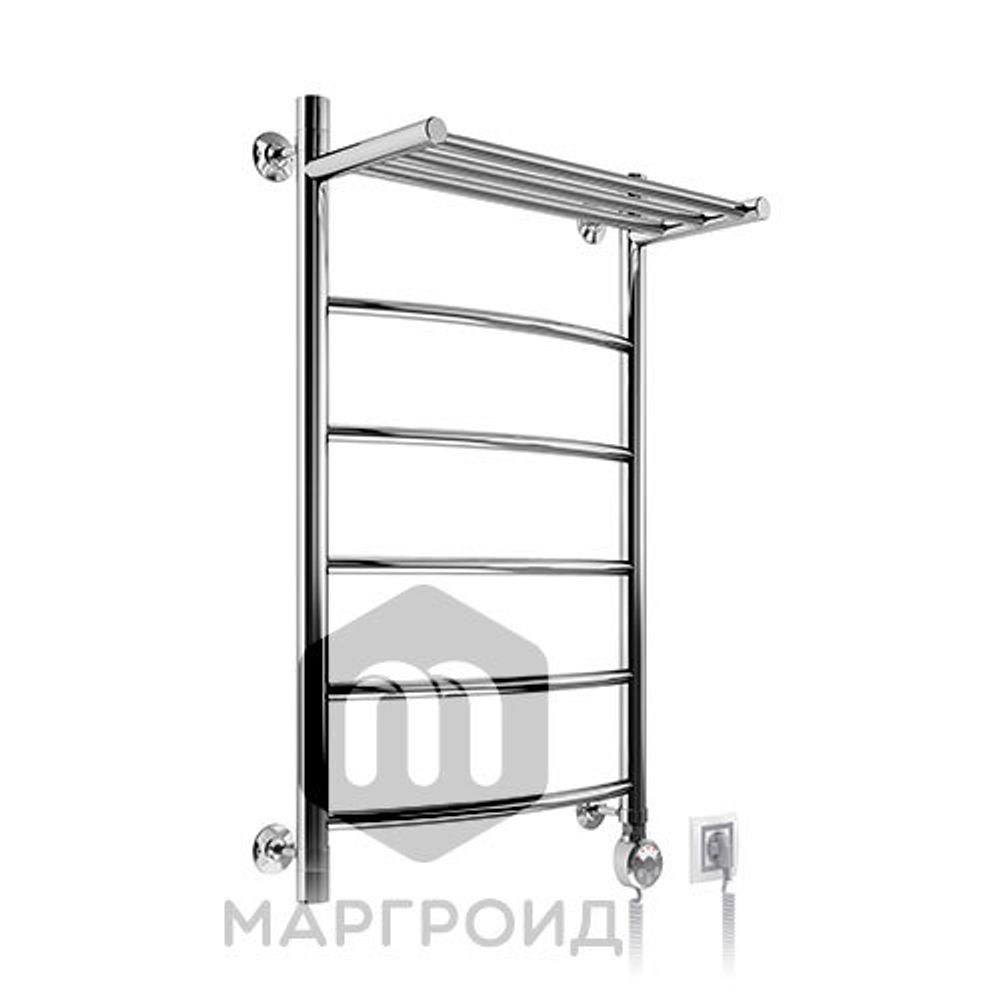 Эл.Полотенцесушитель В4 Р60*60 (с полкой) ТЭН левый