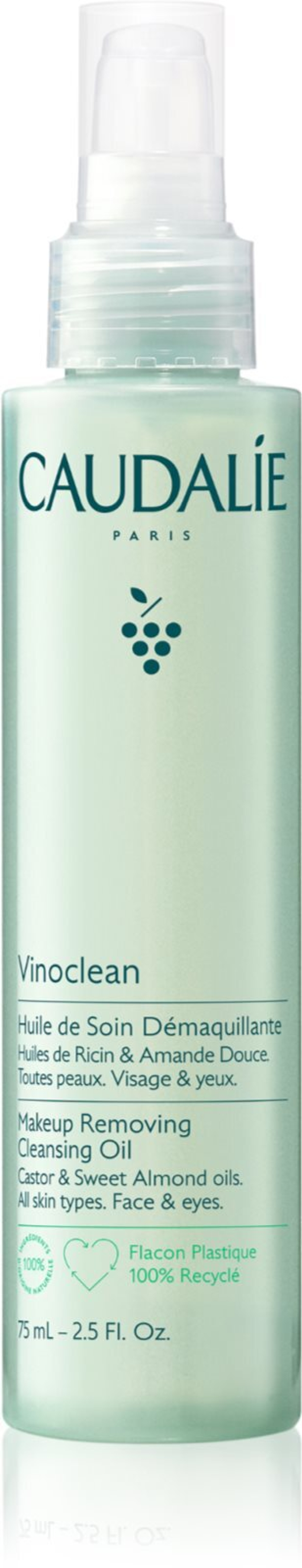 Caudalie Vinoclean - очищающее масло для снятия макияжа /   75  ml  / GTIN 3522930004004