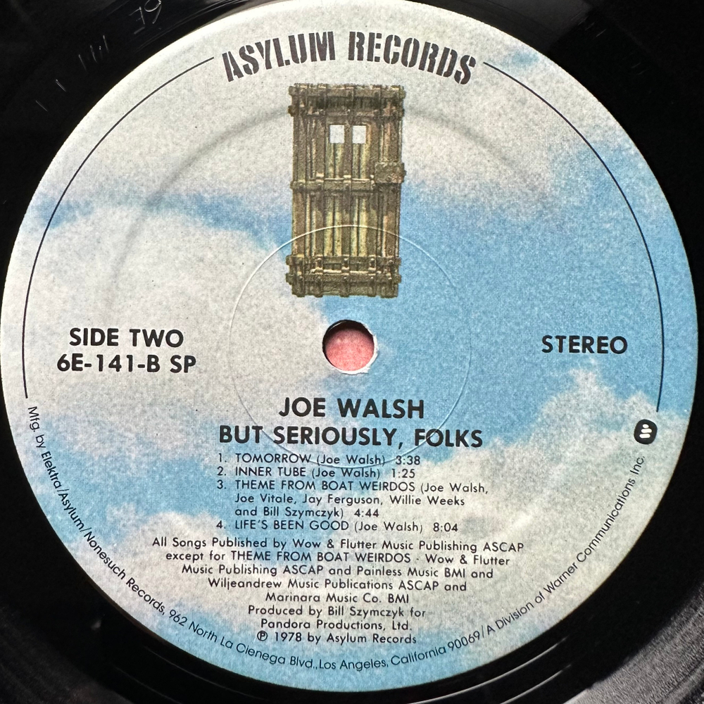 Joe Walsh – "But Seriously, Folks..." (США 1978г.)Т