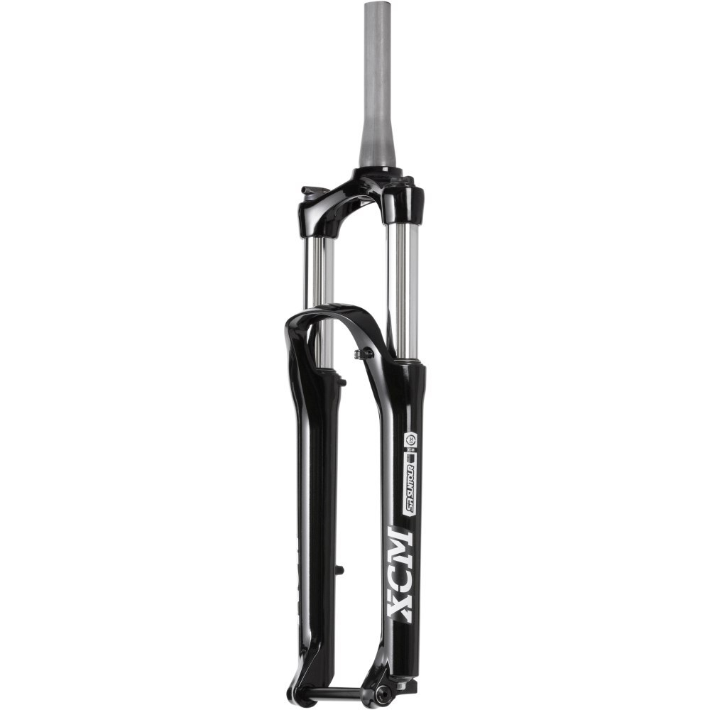 Вилка амортизационная XCM34-Boost-DS-15AH2-110-130,27.5"+ шток конус 28.6*39.8*255мм, ход 130мм, втулка 110мм, 15мм ось, под ДИСК, черная, SR SUNTOUR