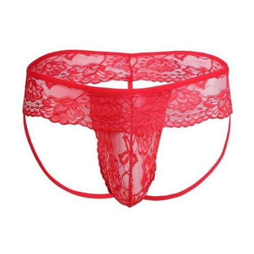 Мужские трусы Romeo Rossi стринги красные RR1038-8