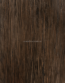 Кашпо TREEZ Effectory - серия Wow - Высокий конус Design - Тёмное матовое золото