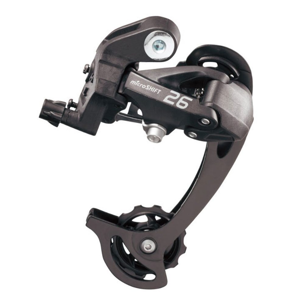 Переключатель задний Microshift RD-M26L 7-8скор. под болт, длин.Лапка арт.370132