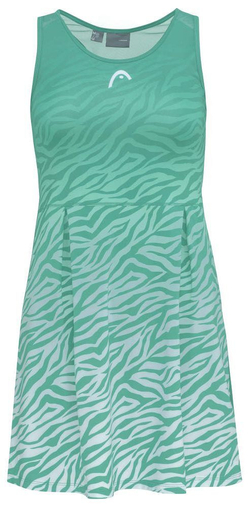 Теннисное платье Head Spirit Dress W - nile green/print vision