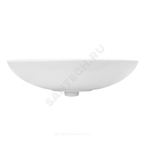 Умывальник подвесной Classic 65 1 отверстие под смеситель по центру белый Sanita Luxe WB.PD/Classic/65-C/WHT.G/S1