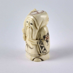 Нэцкэ Фукурокудзю с волшебной колотушкой