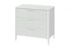 Комод Type 3 ящика ширина 90 см (белый)
