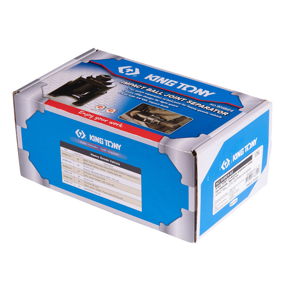 KING TONY (9HBE4-62) Съемник шаровых опор грузовиков, зев 62 мм