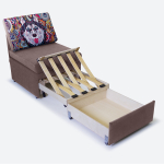 Кресло-кровать "Миник" Dream Chocolate (шоколадный), купон "Хаски"