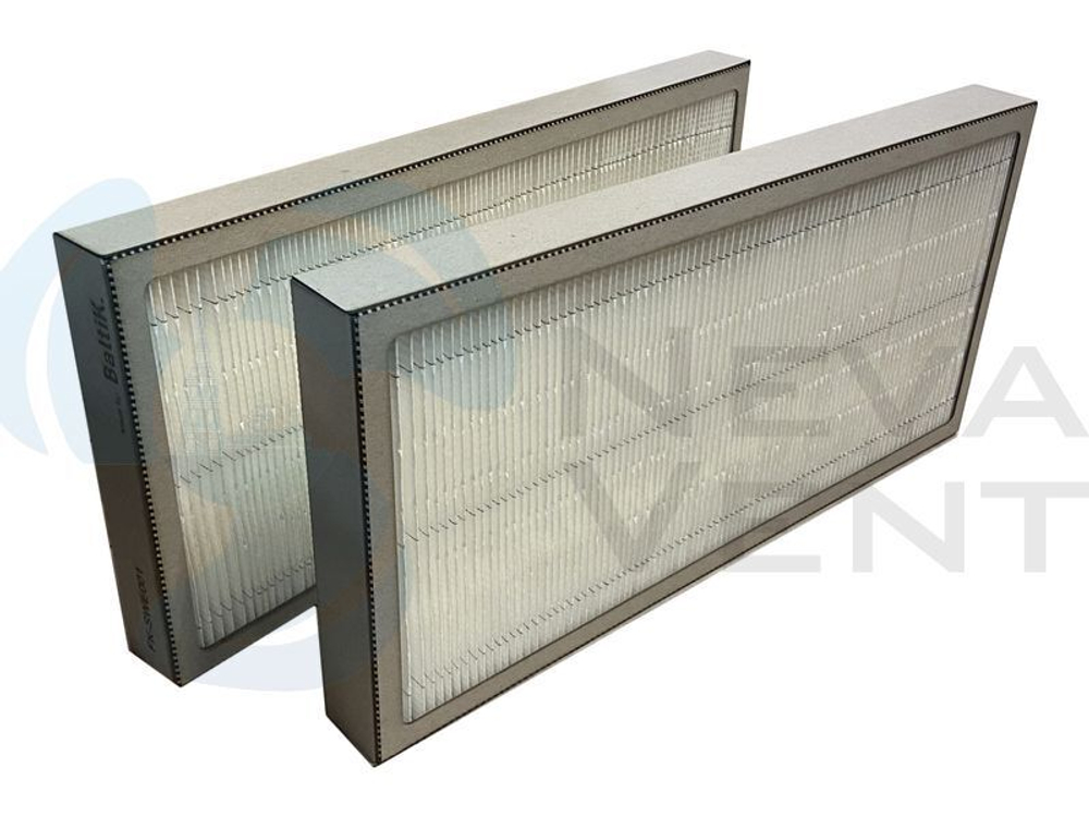 Комплект фильтров FK-OST011 (Аналог для установок ÖSTBERG NextGen Heru 160T 461x238x46, ePM1 55% (F7) ) 2 шт