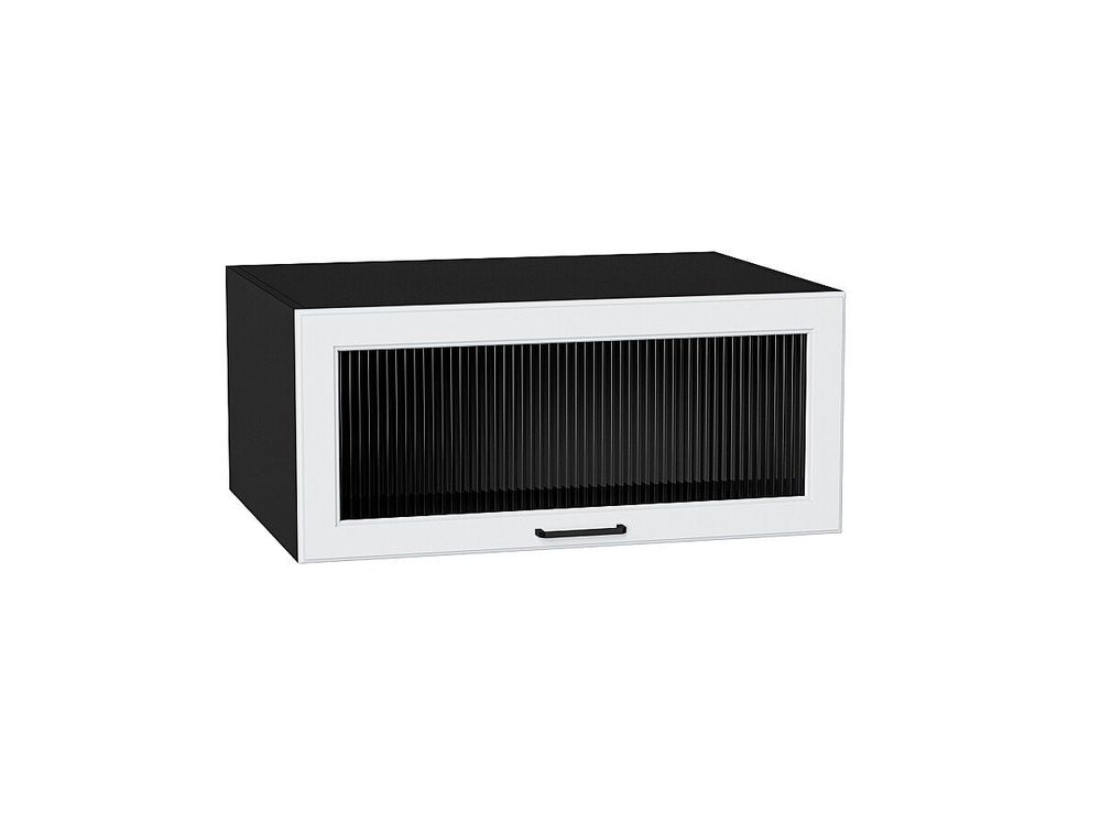 Шкаф верхний горизонтальный остекленный глубокий Барселона