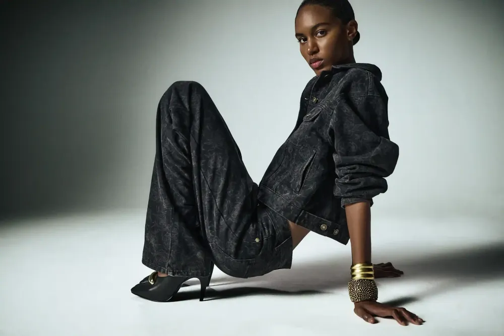 Zia-Alice, джинсовый комплект из хлопка с цветочным принтом