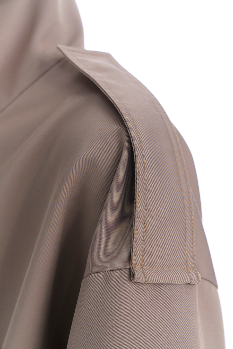 Парка из водоотталкивающего хлопка бежевая