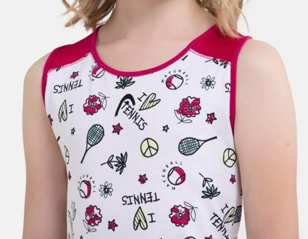 ОДЕЖДА ДЛЯ ТЕННИСА Девочки, Платье HEAD TENNIS DRESS .