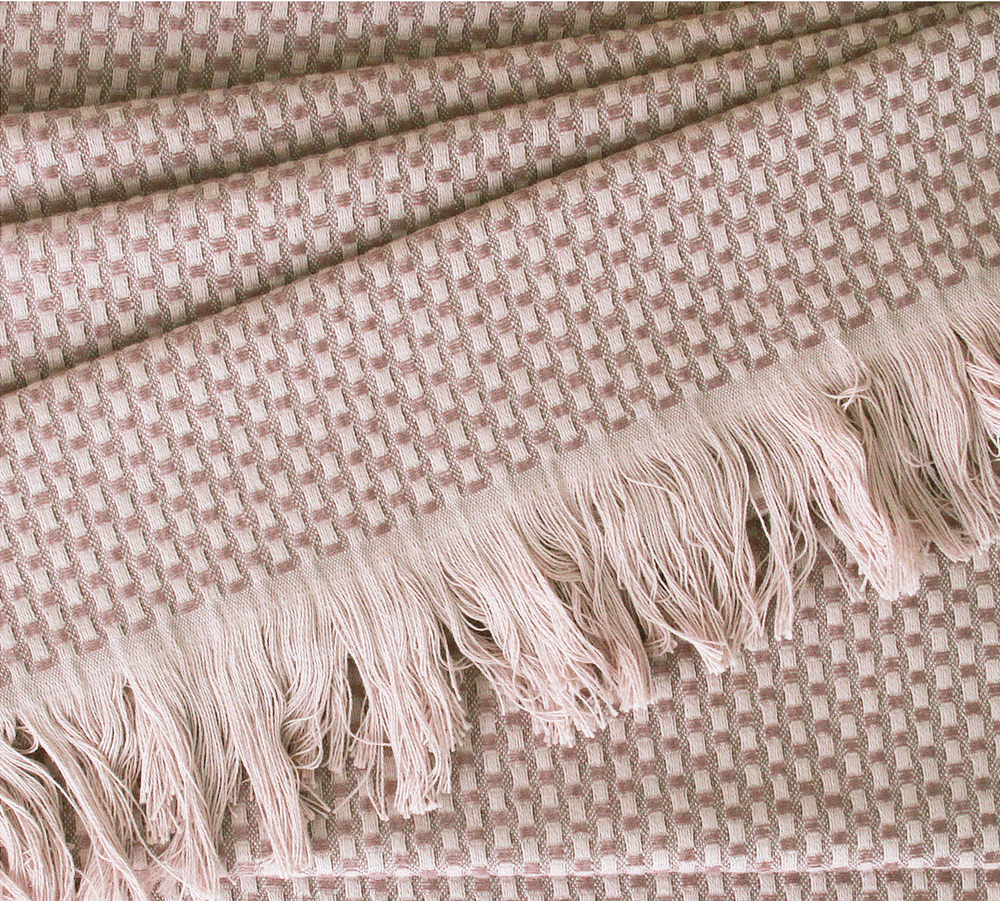 Плед-покрывало 100x180 Casual Avenue Fresno розовый вид