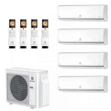 Мульти сплит система Electrolux на 4 комнаты (20+20+20+35 кв.м) Monaco