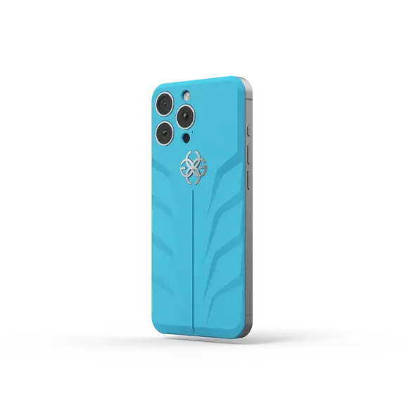 Чехол для iPhone на магните - RSR16 - CURACAO BLUE