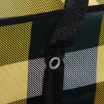 Сумка хозяйственная с внешним карманом « БАУЛ», цвет жёлтый/чёрный, 90*60*25см