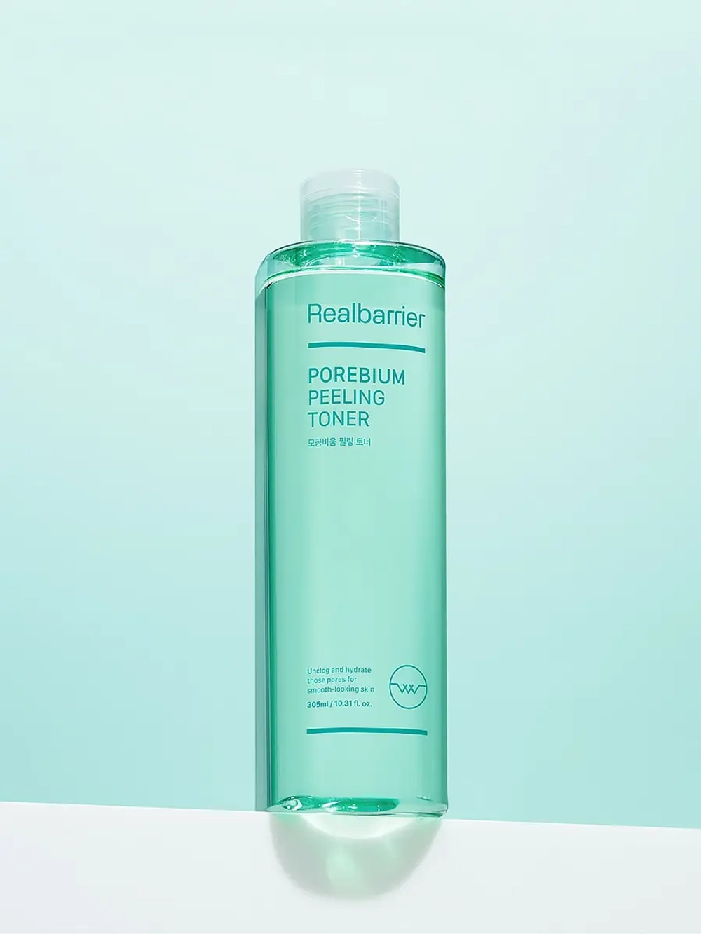 Real Barrier Энзимный пилинг-тонер для борьбы с чёрными точками Porebium Peeling Toner 305 мл