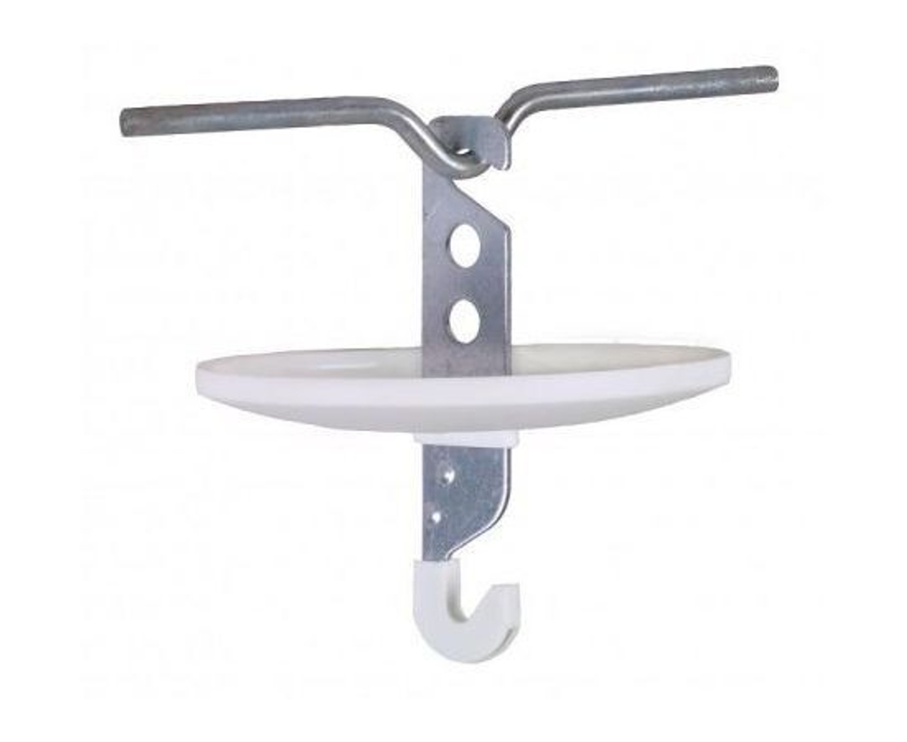 Розетка потолочная Hegel металл цвет белый