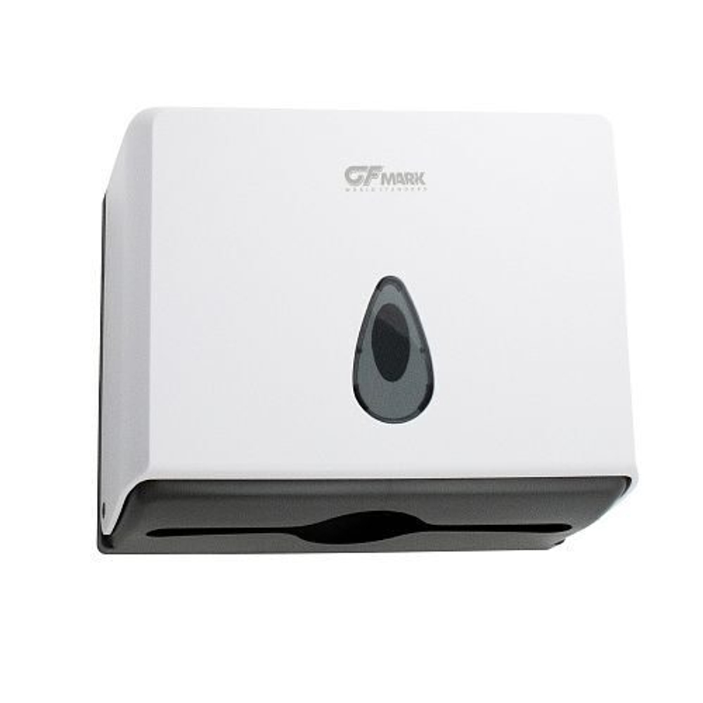 Диспенсер GFmark для бумаж. полотенец, листовые, БЕЛЫЙ 904