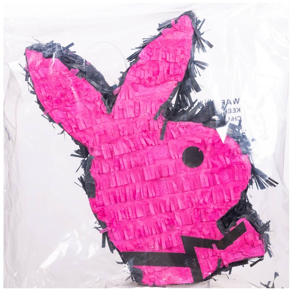 Пиньята «Черно-розовый Заяц», 40х40х12 см