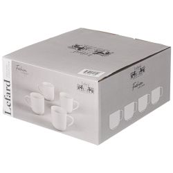 НАБОР КРУЖЕК LEFARD "FASHION" 4 ШТ. 9*13*9,5 СМ 450 МЛ (КОР=6НАБ.)