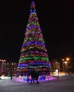 светодинамическая уличная елка