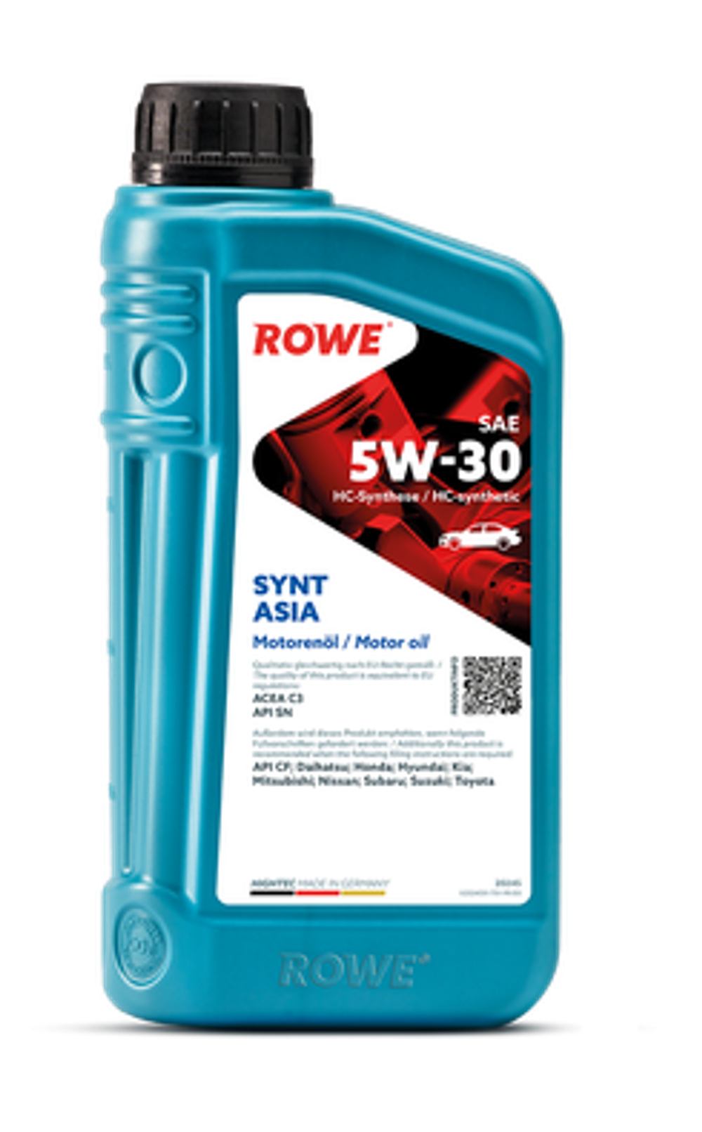 Моторное масло Rowe Hightec Synt Asia 5W-30, SN/CF, C3, синтетическое, 1 л