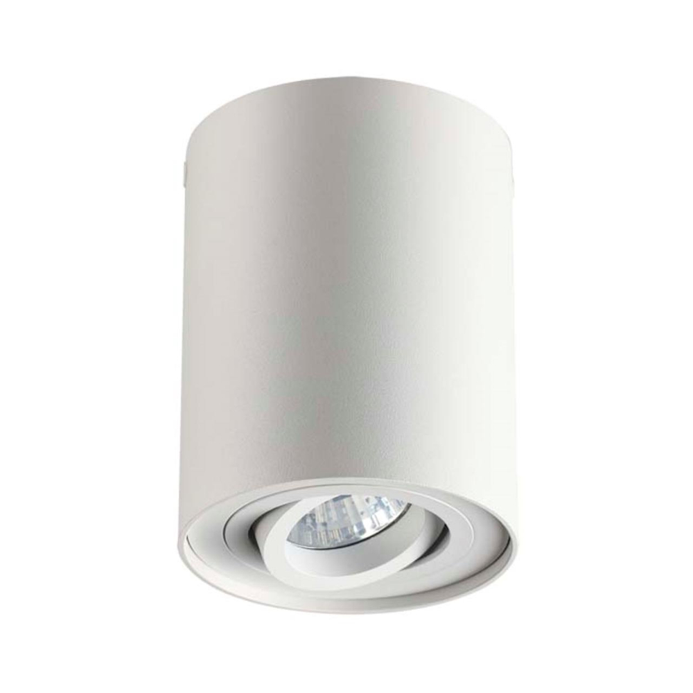 3564/1C HIGHTECH ODL18 000 белый Потолочный накладной светильник IP20 GU10 1*50W 220V PILLARON