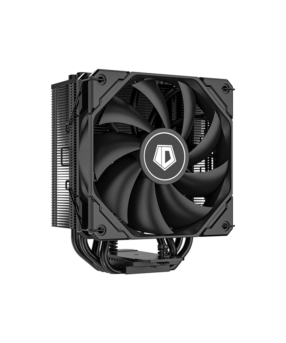 ID-COOLING SE-224-XTS BLACK LGA1700/1200/115X/AM5/AM4 (10шт/кор, TDP 220W, PWM, 4 тепл.трубки прямого контакта, FAN 120mm) RET