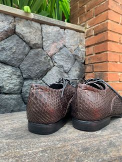 Мужские туфли из кожи питона SH-139