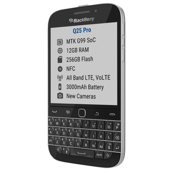 BlackBerry Q25 Pro Android – Корпус BlackBerry Q20 + Андроид плата 2025 года